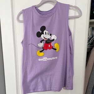 Disney Purple Mickey Mouse Tank Top